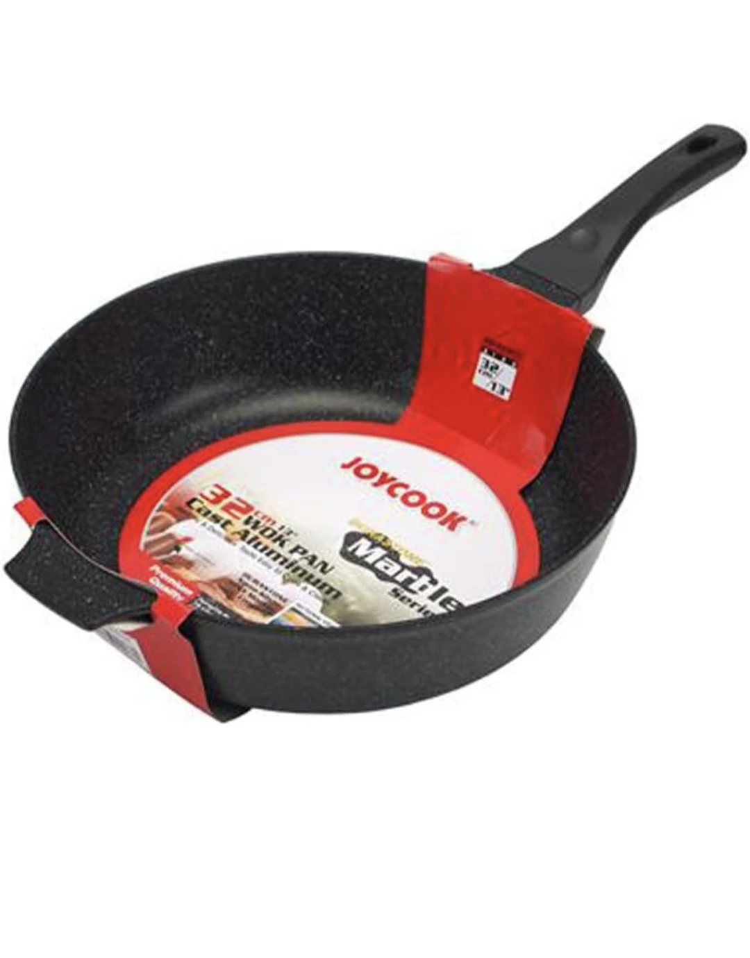 JoyCook 13 inch Cast Aluminum Wok Pan