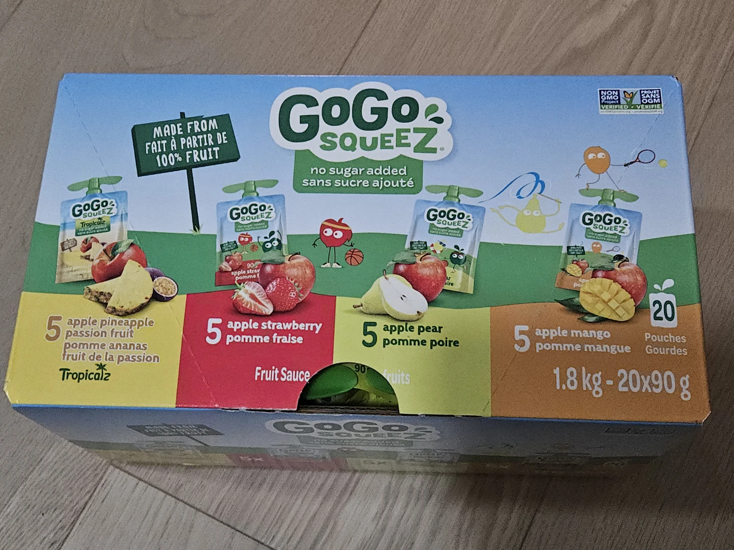 GoGo SqueeZ 20 Pouches Fruit Sauce