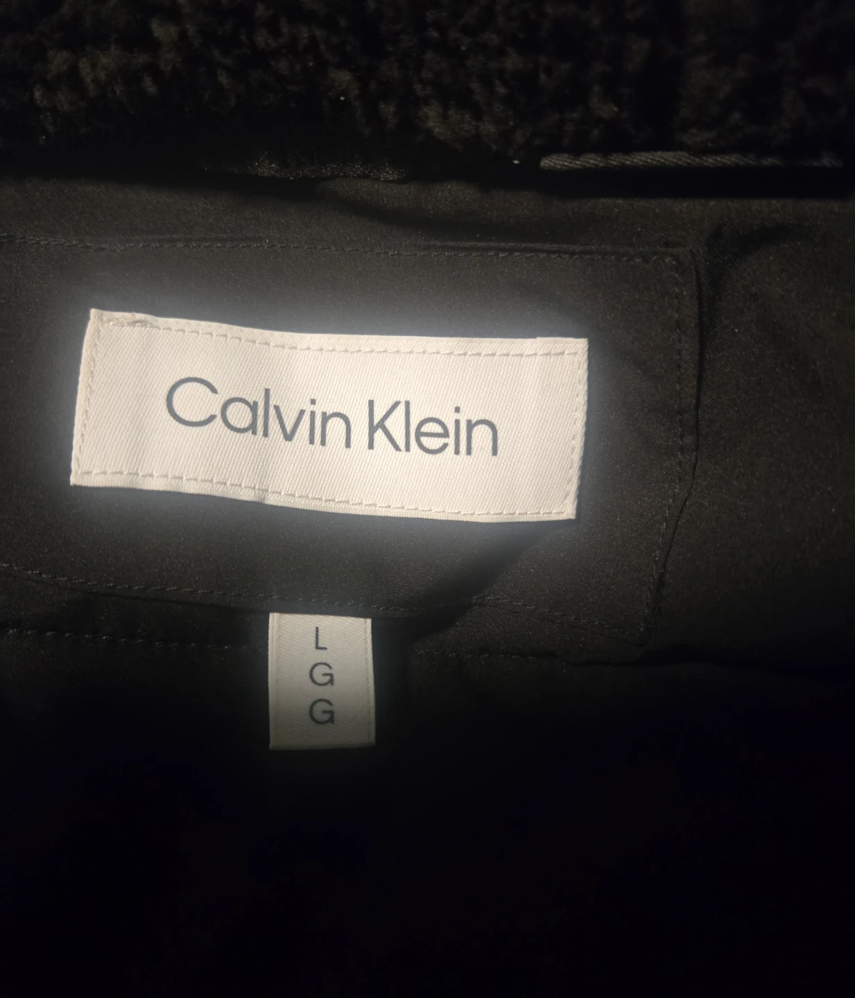 Calvin Klein Puffer Jacket - Black - Size L - photo 4