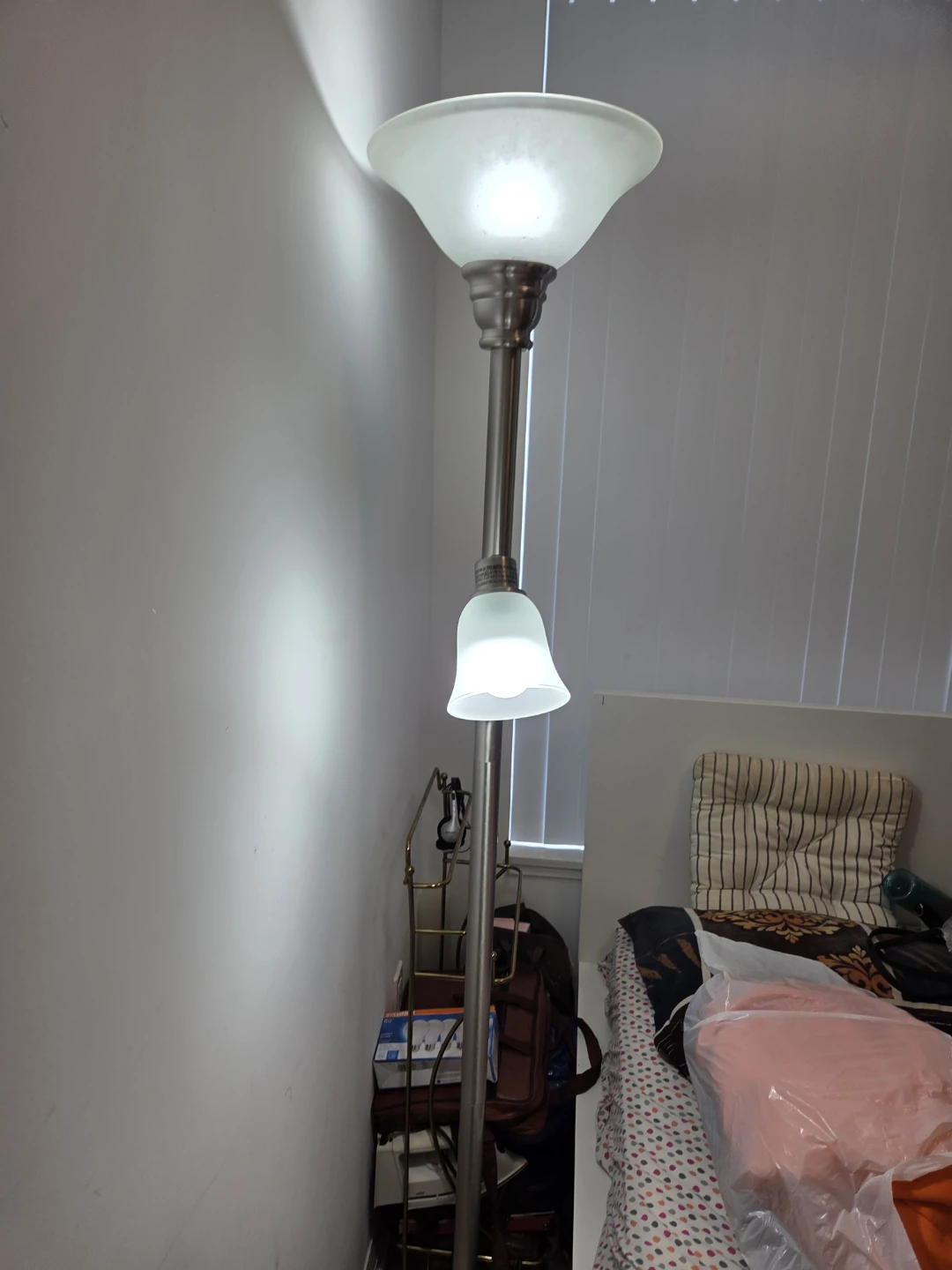 Floor Lamp with Two Lights
