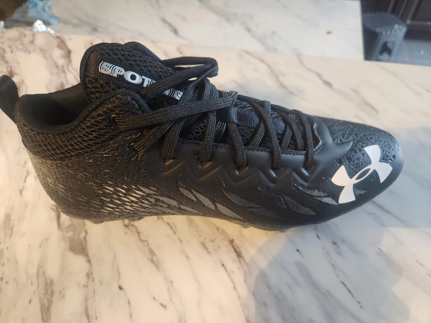Under Armour Black Football Cleats - photo 2