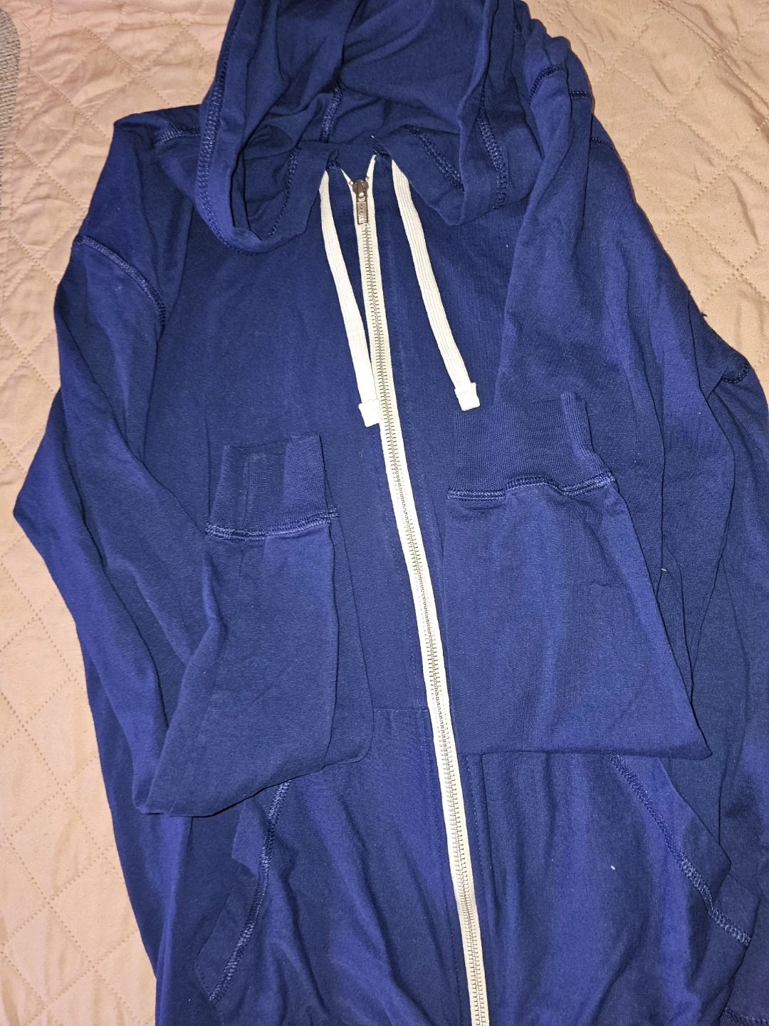 Blue Zip-Up Hoodie - photo 2