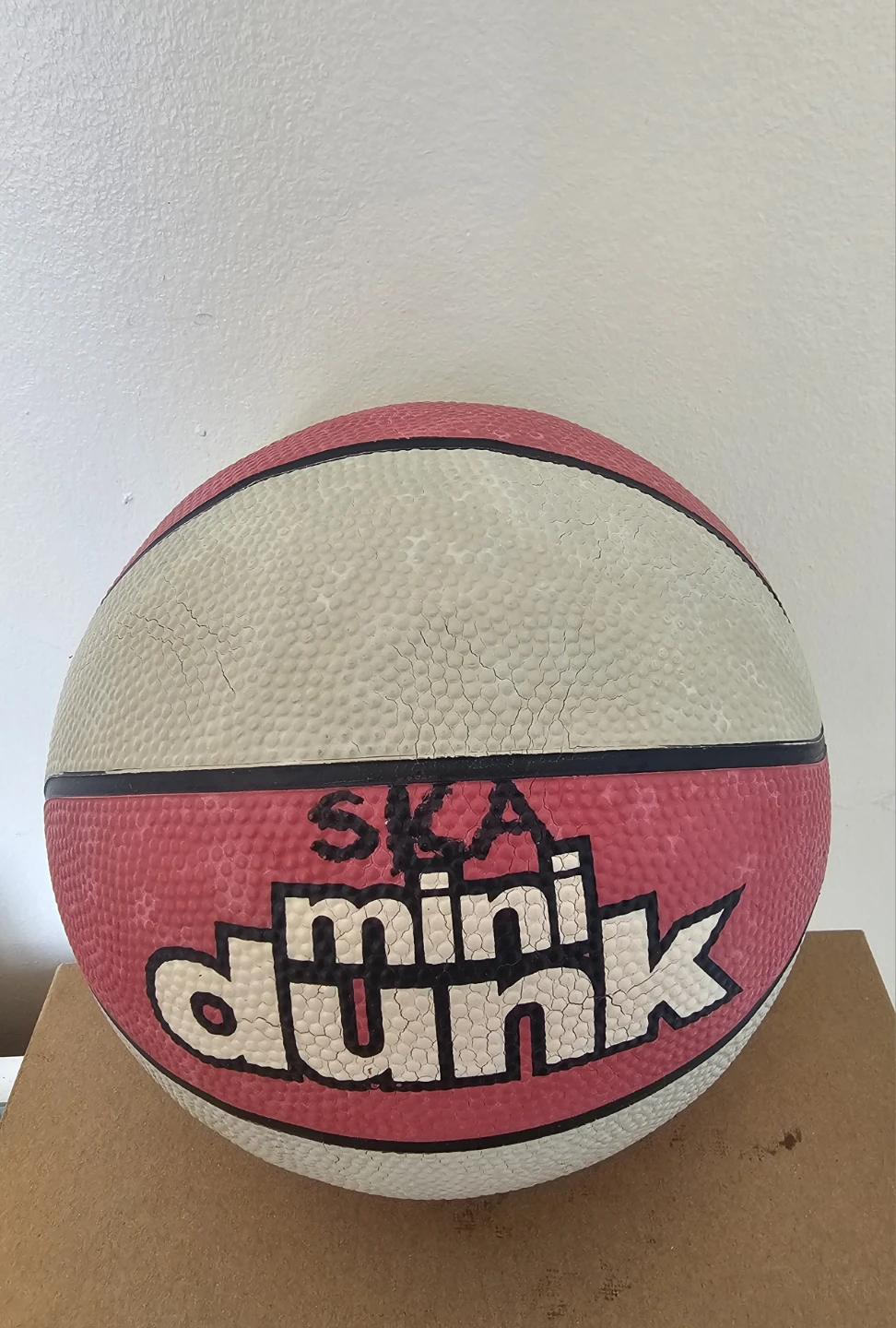 Pink and white Basketball