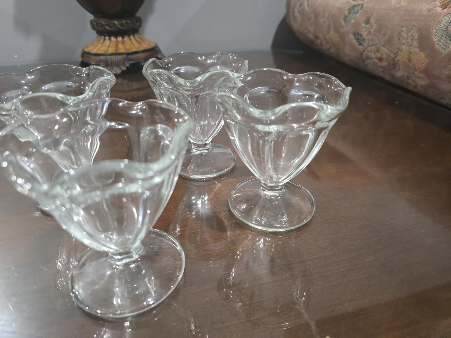 Set of 4 Glass Dessert Cups - photo 2