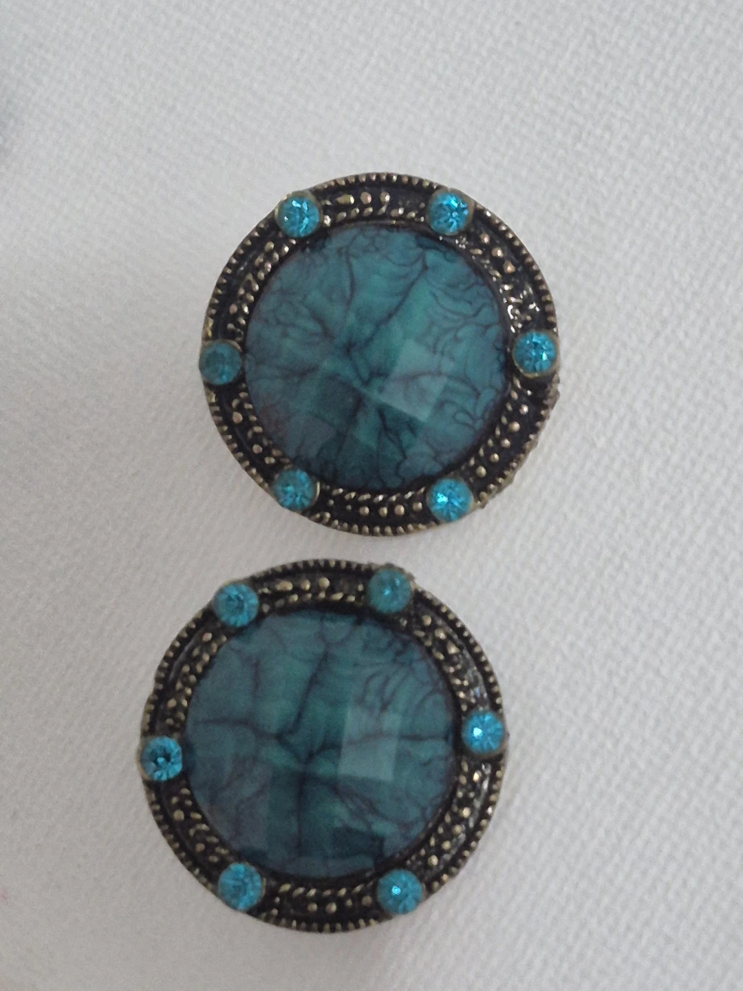 Teal blue Earrings