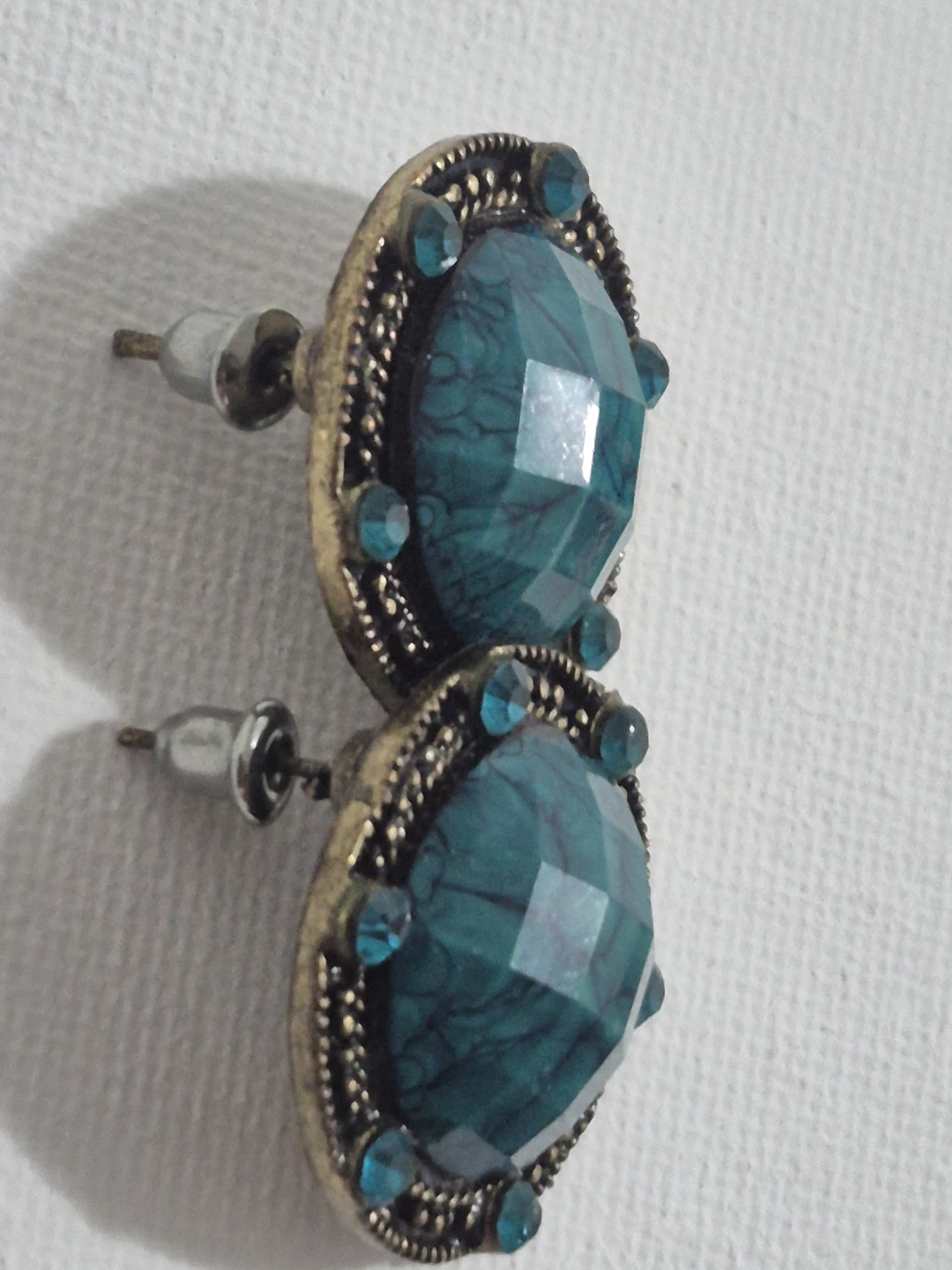 Teal blue Earrings - photo 2