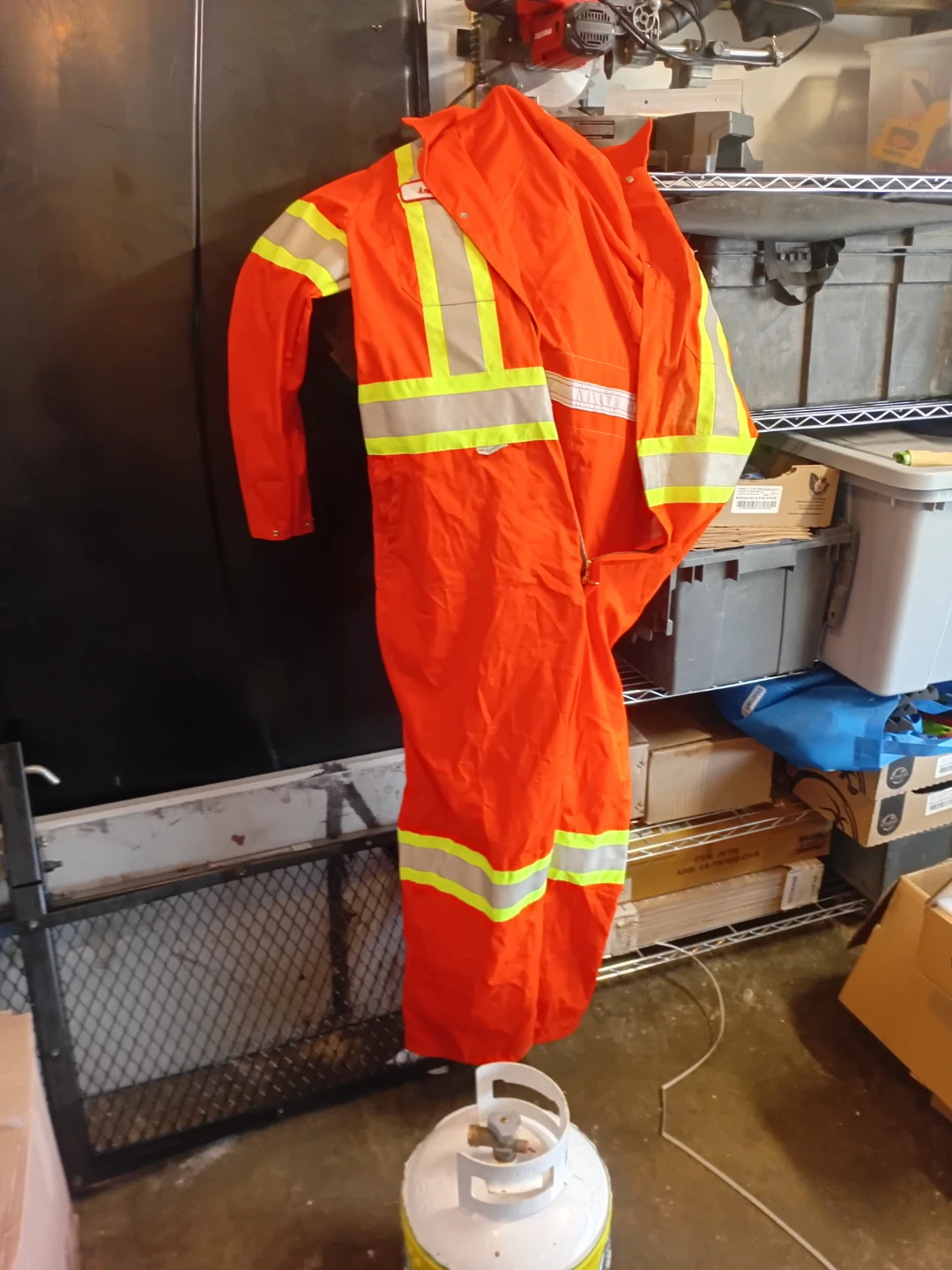 Premium Uniforms Orange High-Vis Coveralls - Size M