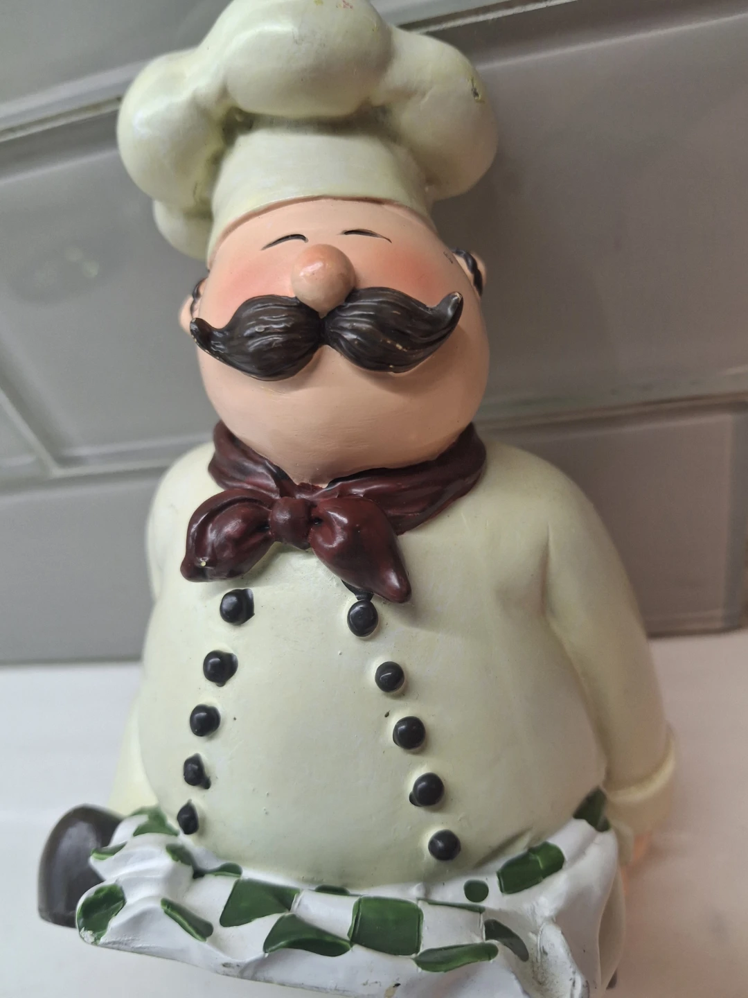 Chef Figurine Wine Bottle Holder - photo 3