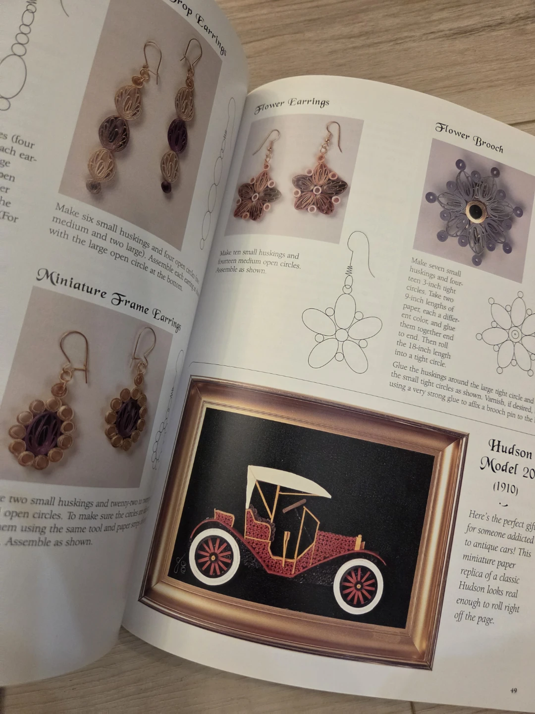 Craft Book Bundle Paper Quilling & Flowers, Folk Art Stamps - photo 3