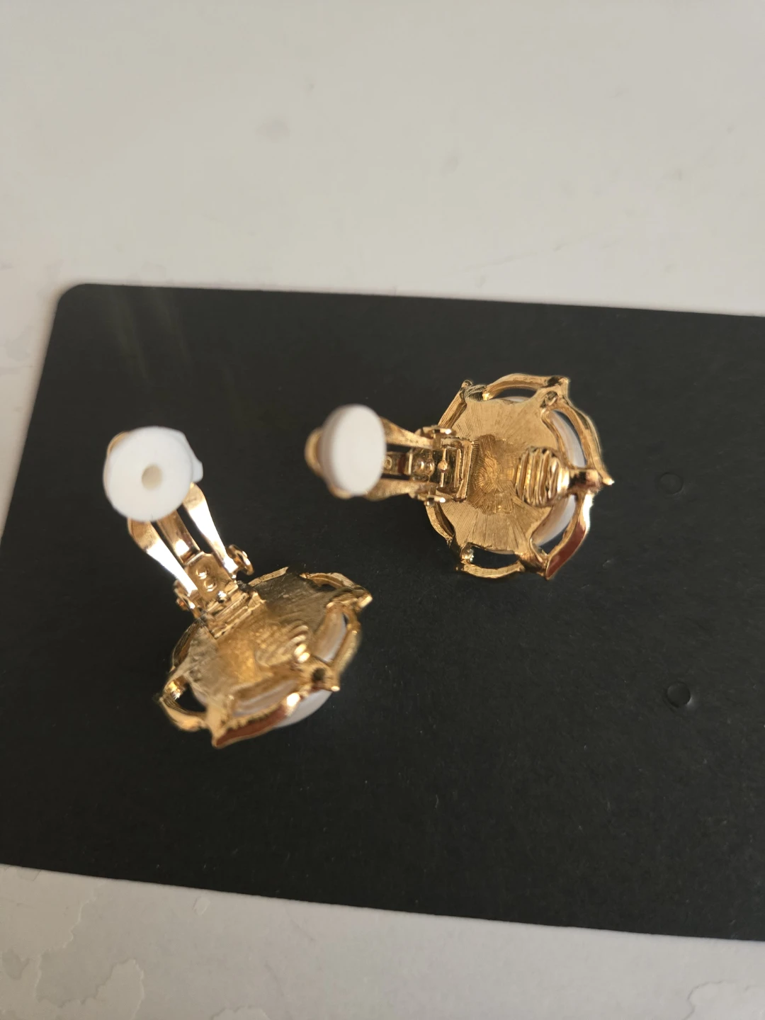 EVCO Brand Faux Pearl Clip-On Earrings - photo 2