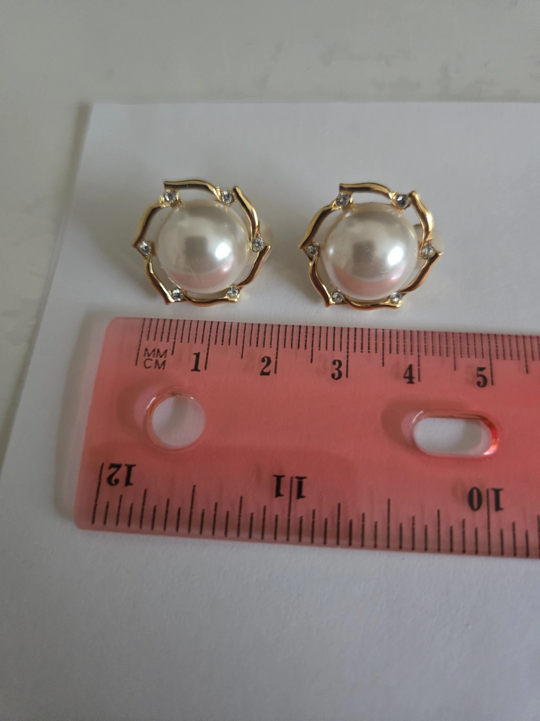 EVCO Brand Faux Pearl Clip-On Earrings - photo 4