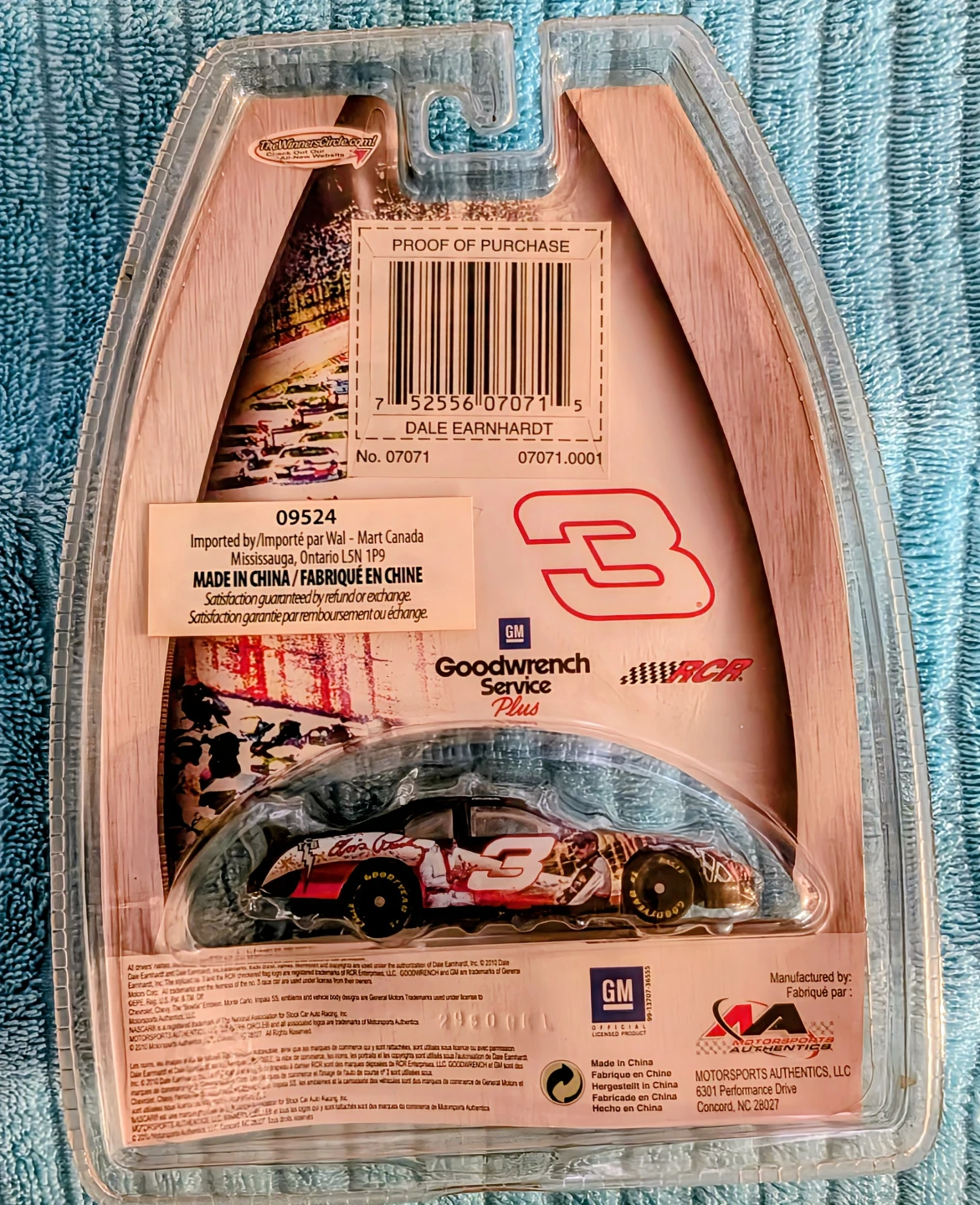 Dale Earnhardt #3 Elvis NASCAR Diecast Car - photo 2
