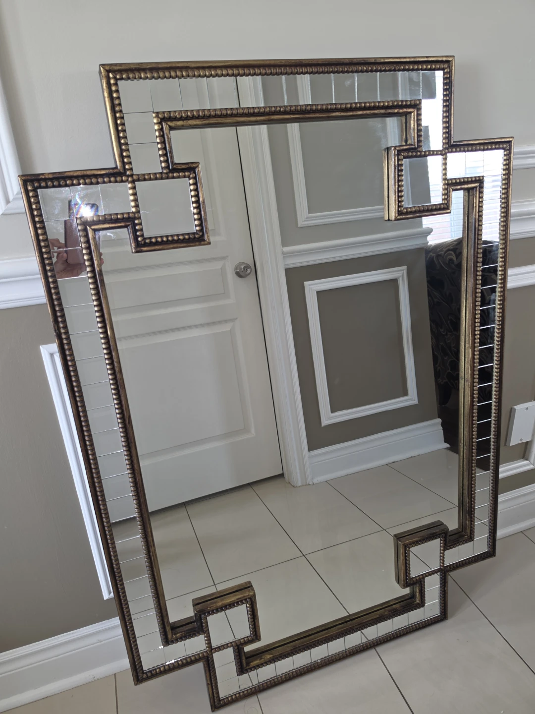 Decorative Art Deco Style Mirror - photo 2
