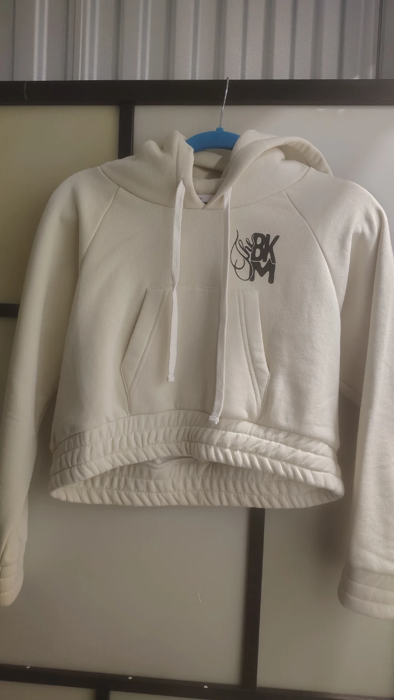 Brooklyn Mirage Cropped Hoodie Cream - photo 2