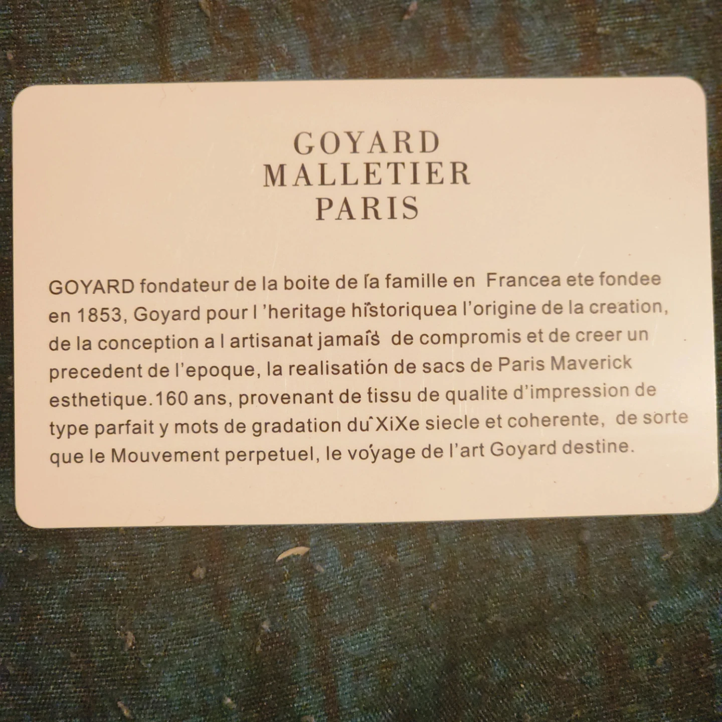 Goyard Paris Dust Bag and Box - photo 3