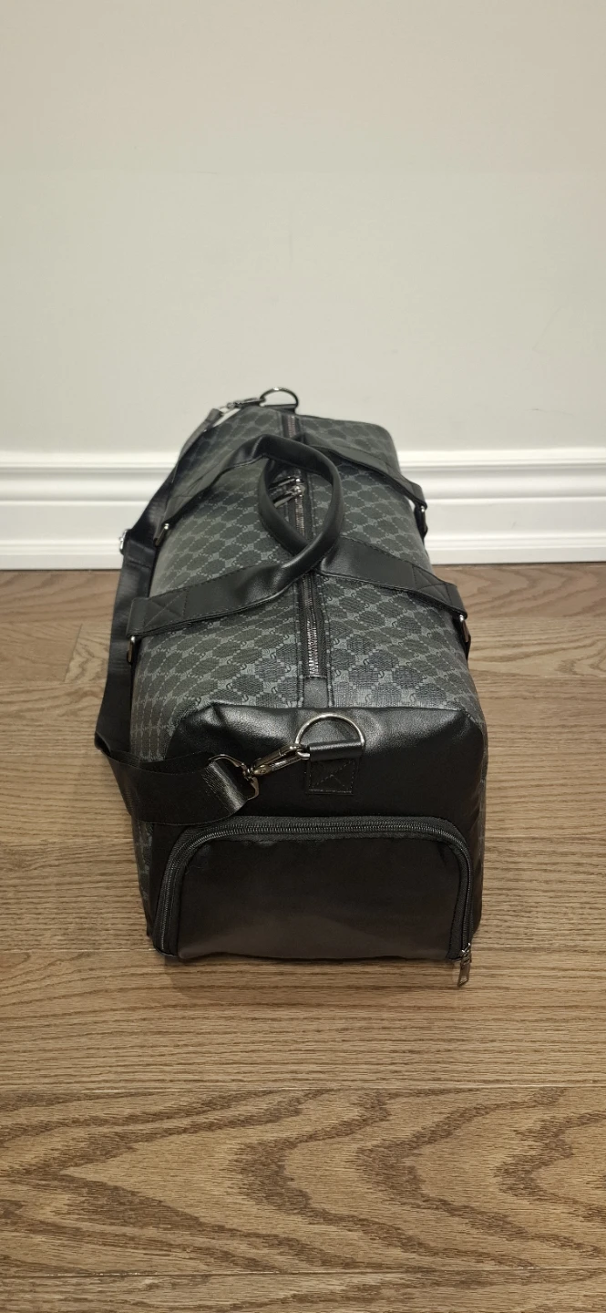 Black Monogram Duffle Bag