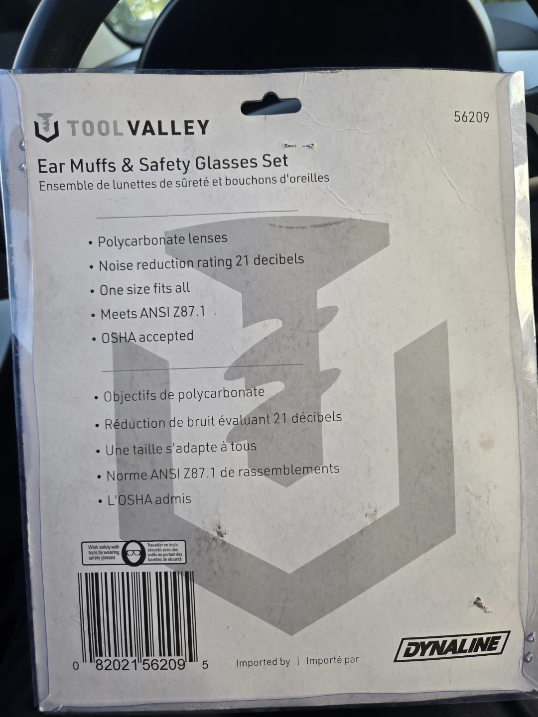 Tool Valley Ear Muffs & Safety Glasses Set - photo 2