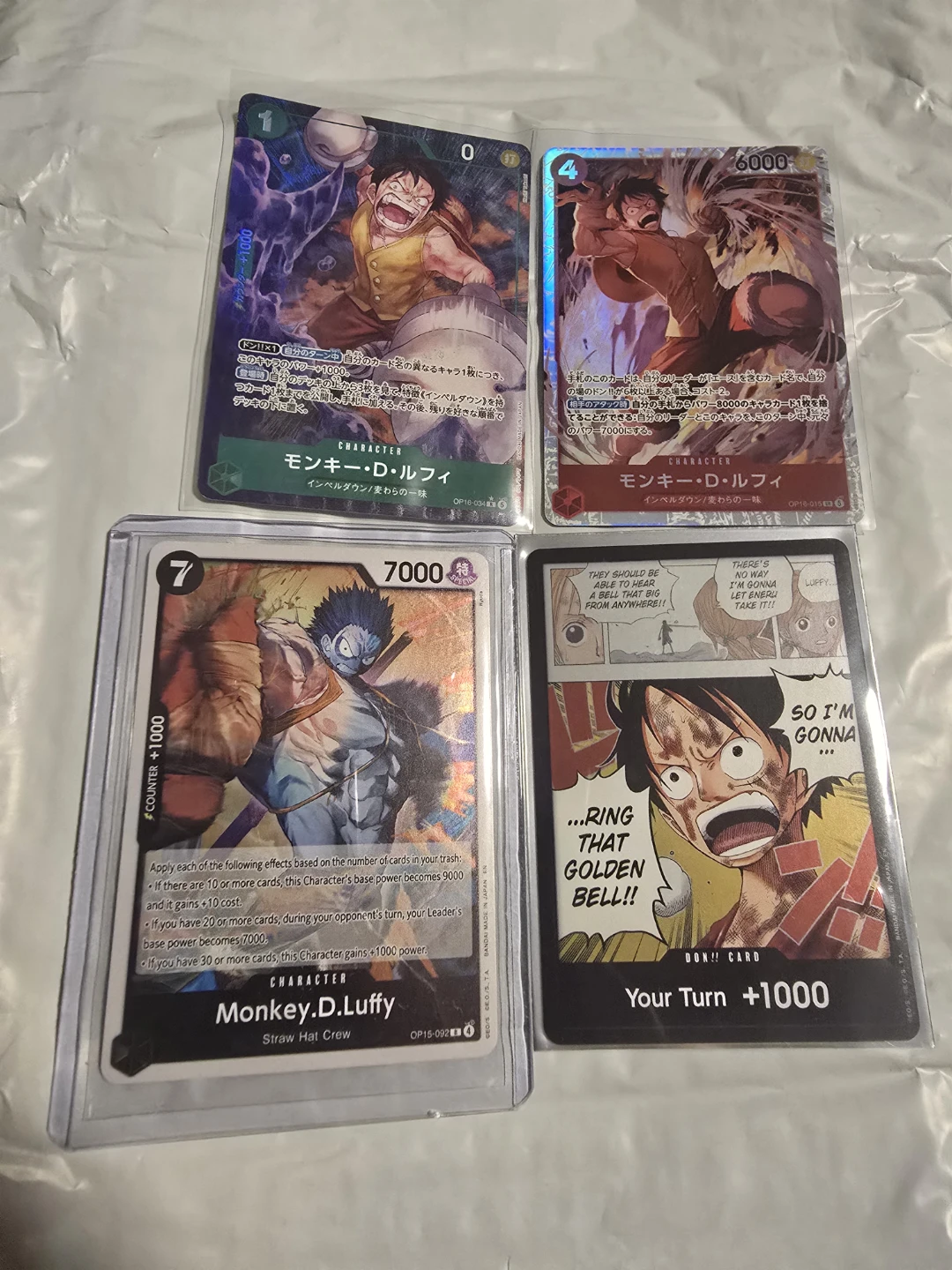 One Piece Card Game Monkey D. Luffy Cards