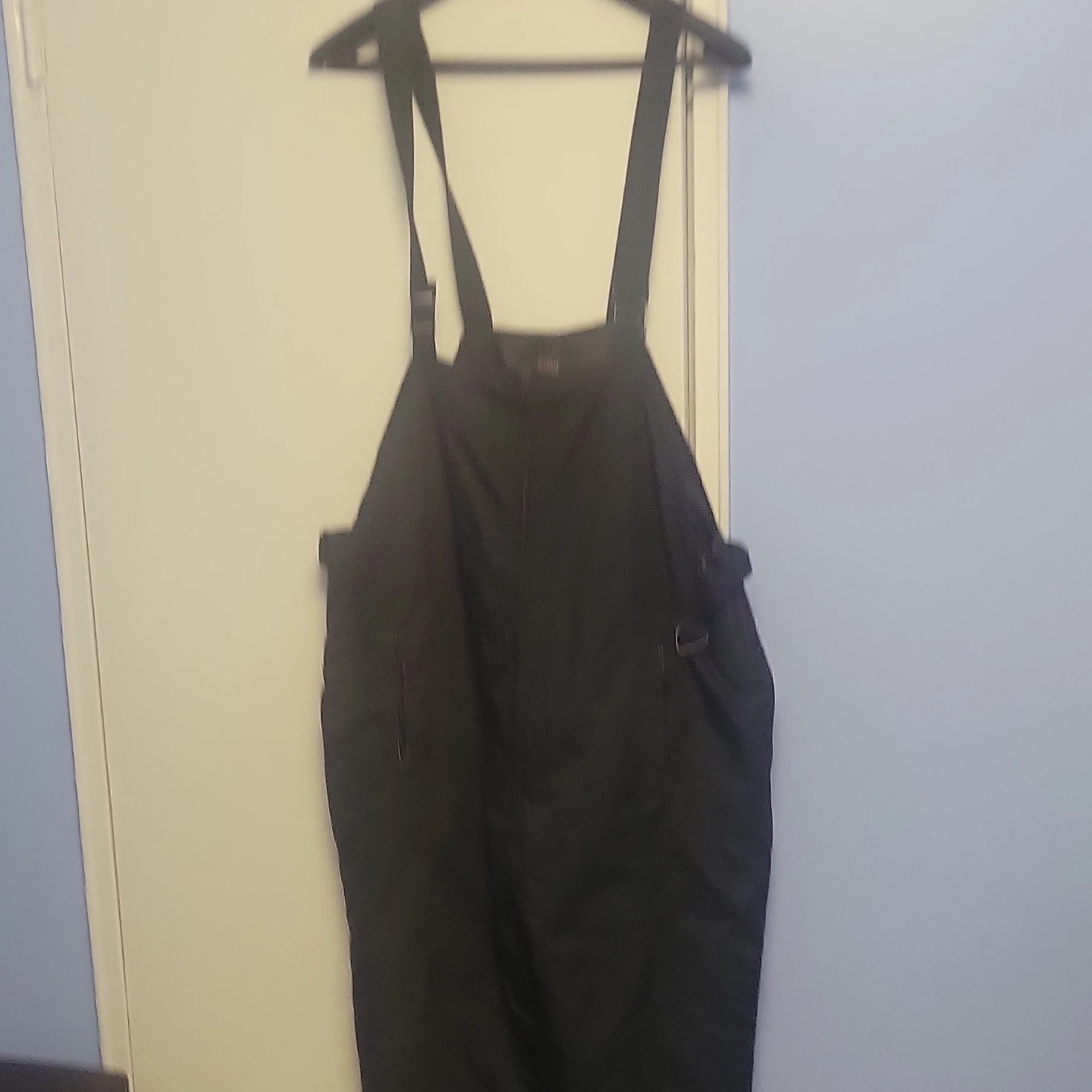Black Climate Control Ski Snow Bib Overalls - photo 4