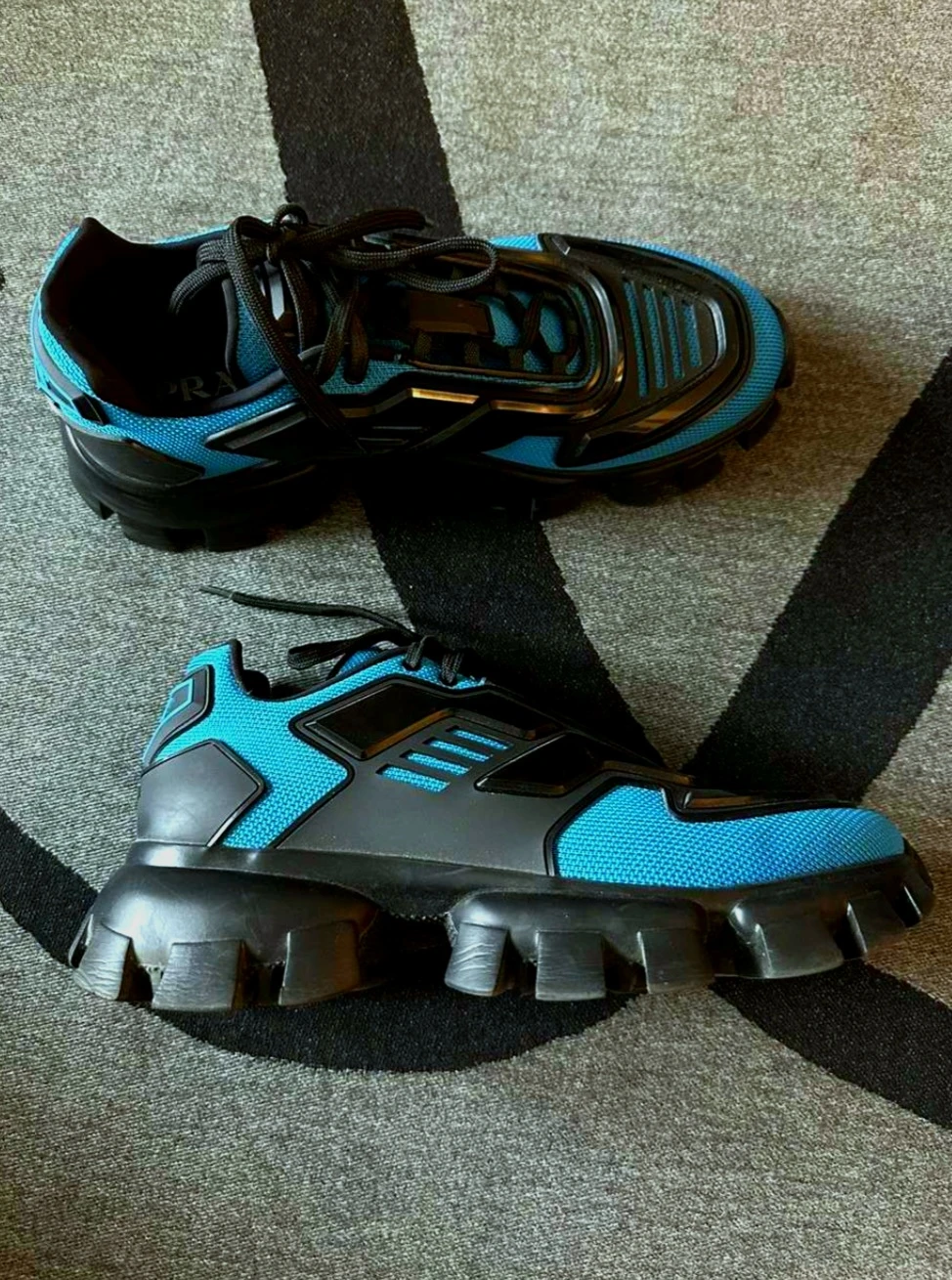Prada Cloudbust Thunder Sneakers - Blue/Black - photo 3