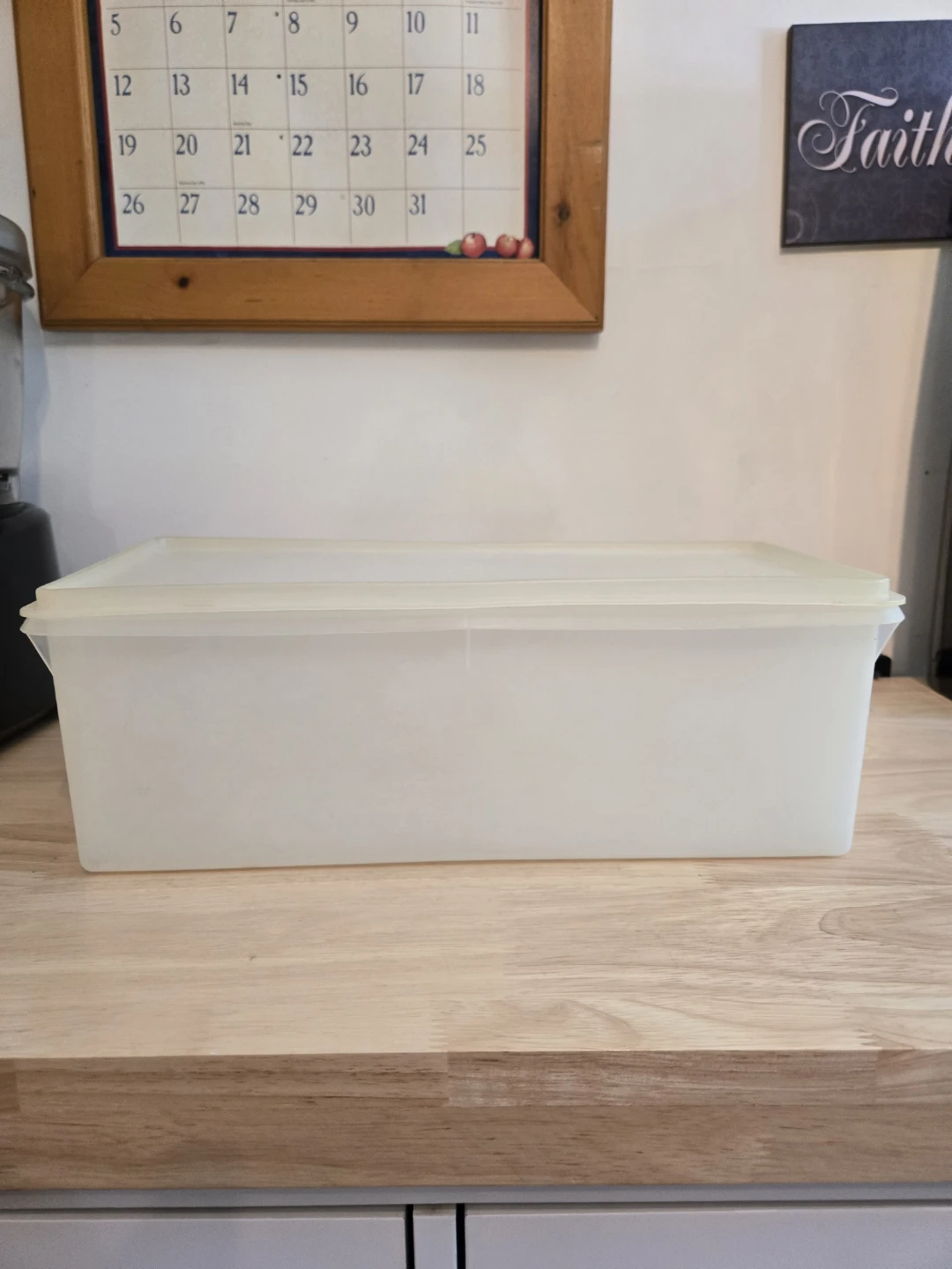 Vintage Tupperware Rectangular Food Storage Container with Lid - photo 2