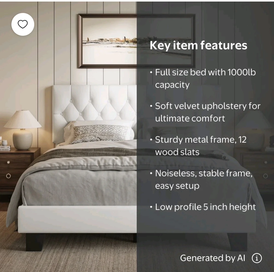 Full Size Platform Bed Frame - photo 3