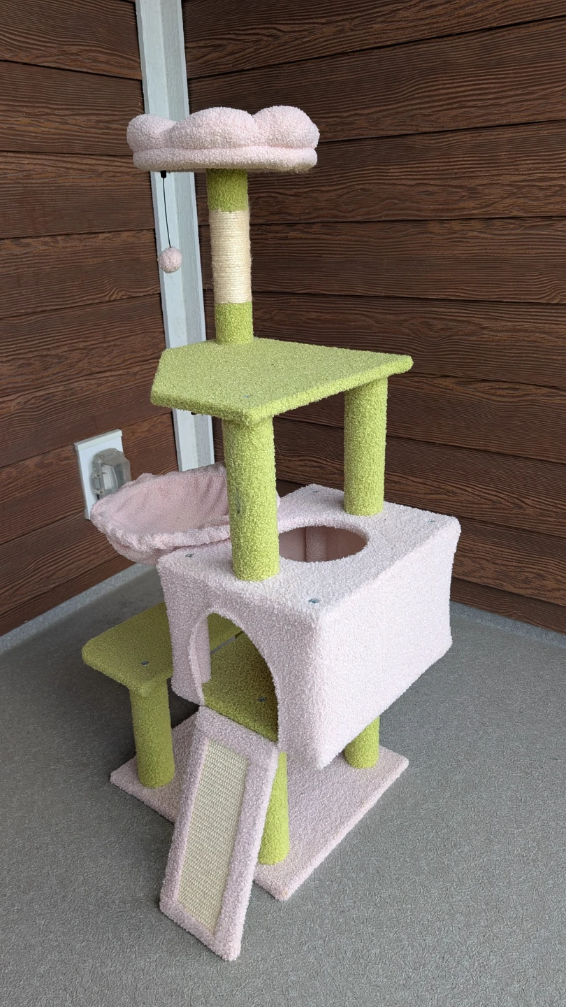 Modern Cat Tree with Condo, Hammock & Scratch Post - photo 3