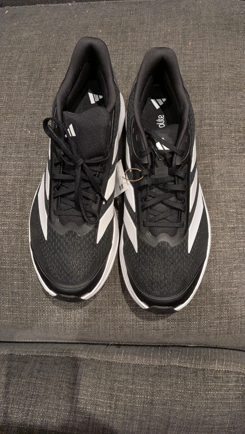 Adidas Duramo SL Running Shoes Black/White Size 14M - photo 4