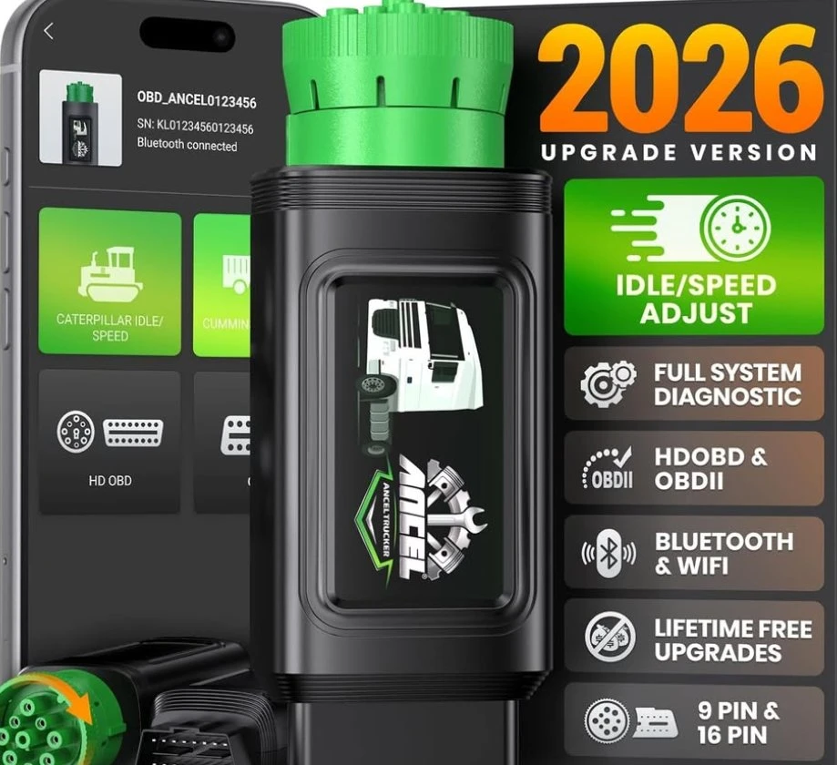 ANCEL HD200 Heavy Duty Truck OBDD & OBD2 Scanner