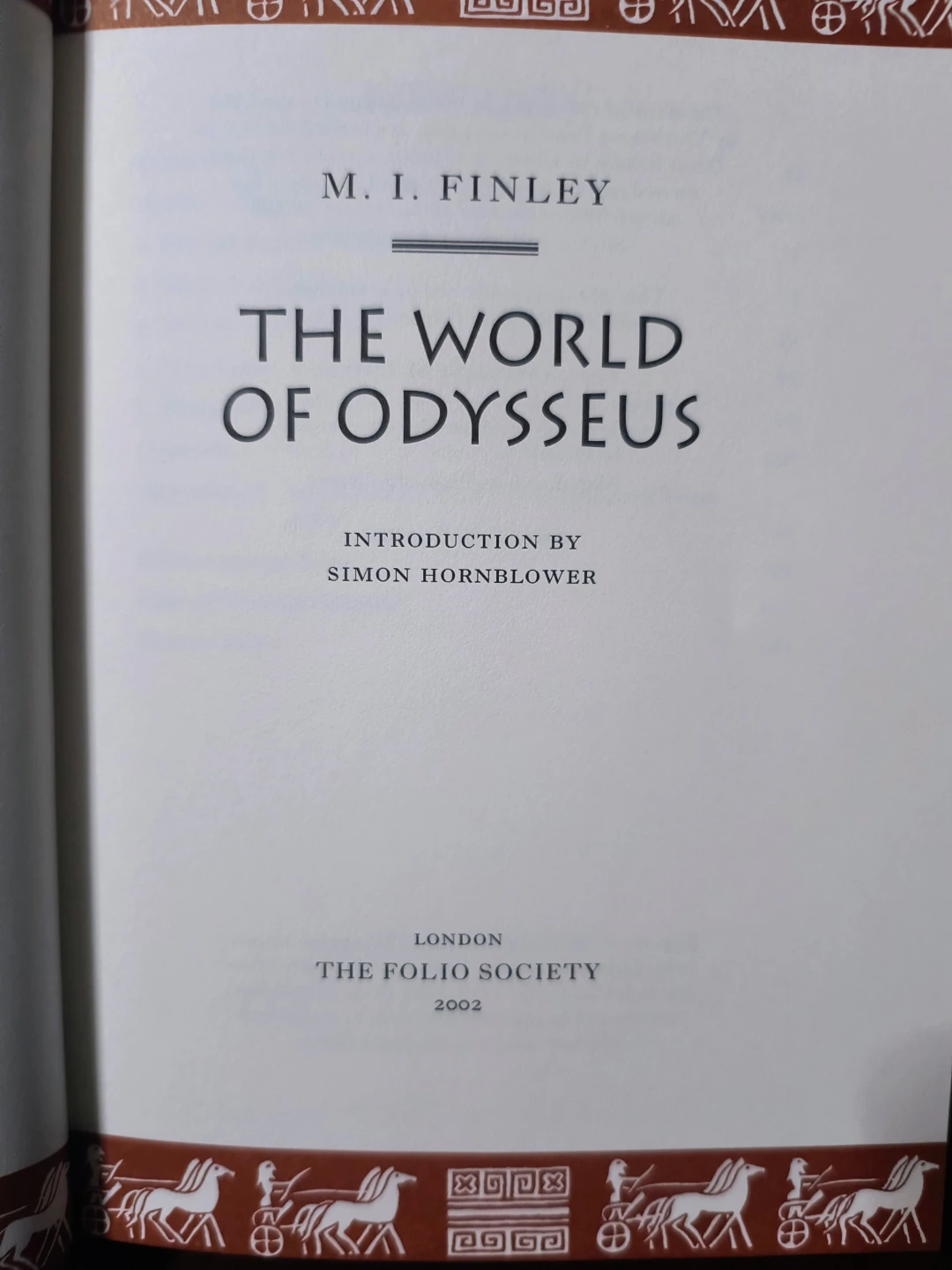The World of Odysseus, Hardback w/ Case, like new 2002 - photo 4