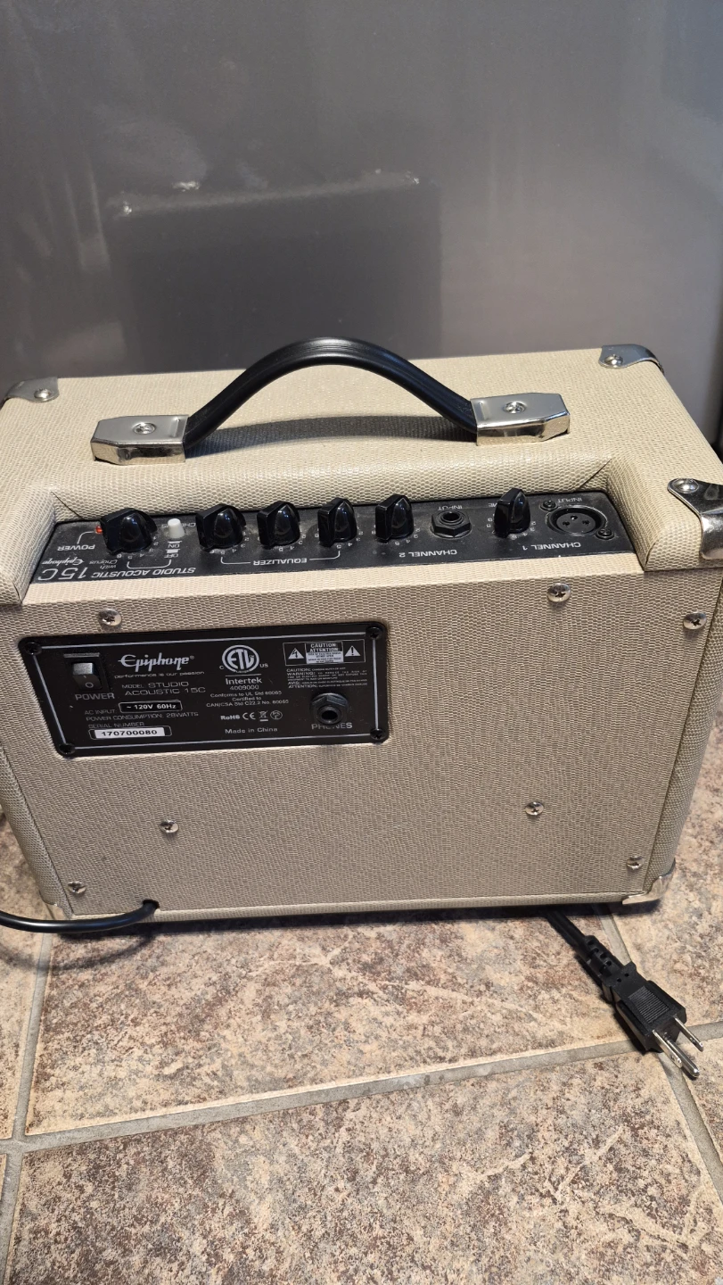 Epiphone Studio Acoustic 15c Guitar Amp - photo 5