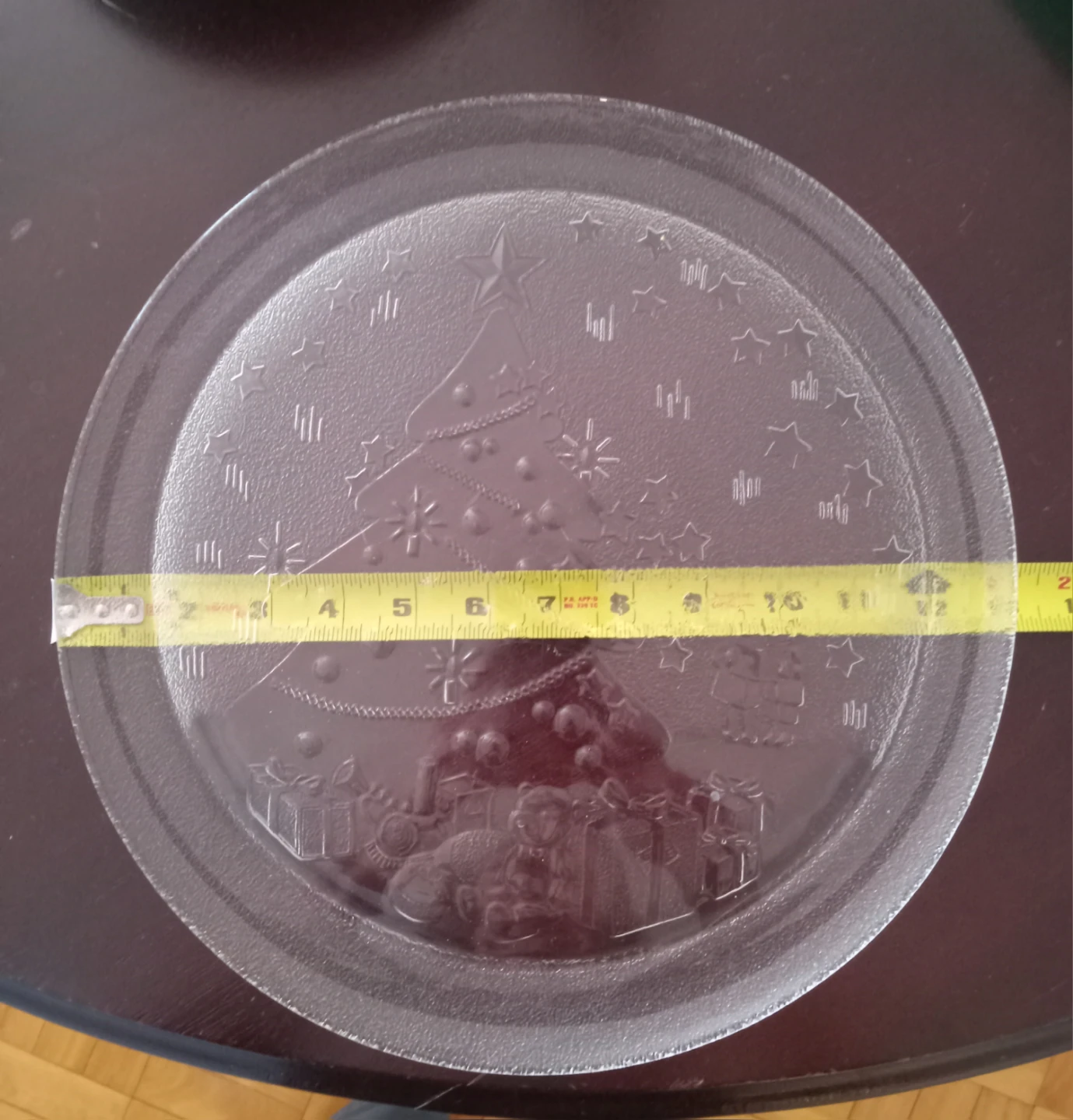 Glass Christmas Platter - photo 2