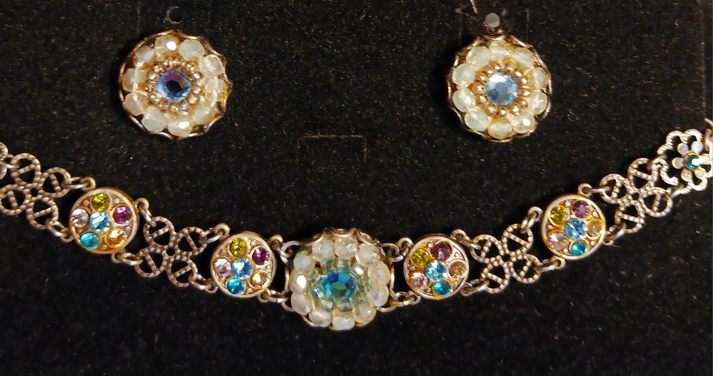 Assorted Gemstone Bracelet and Earring Set