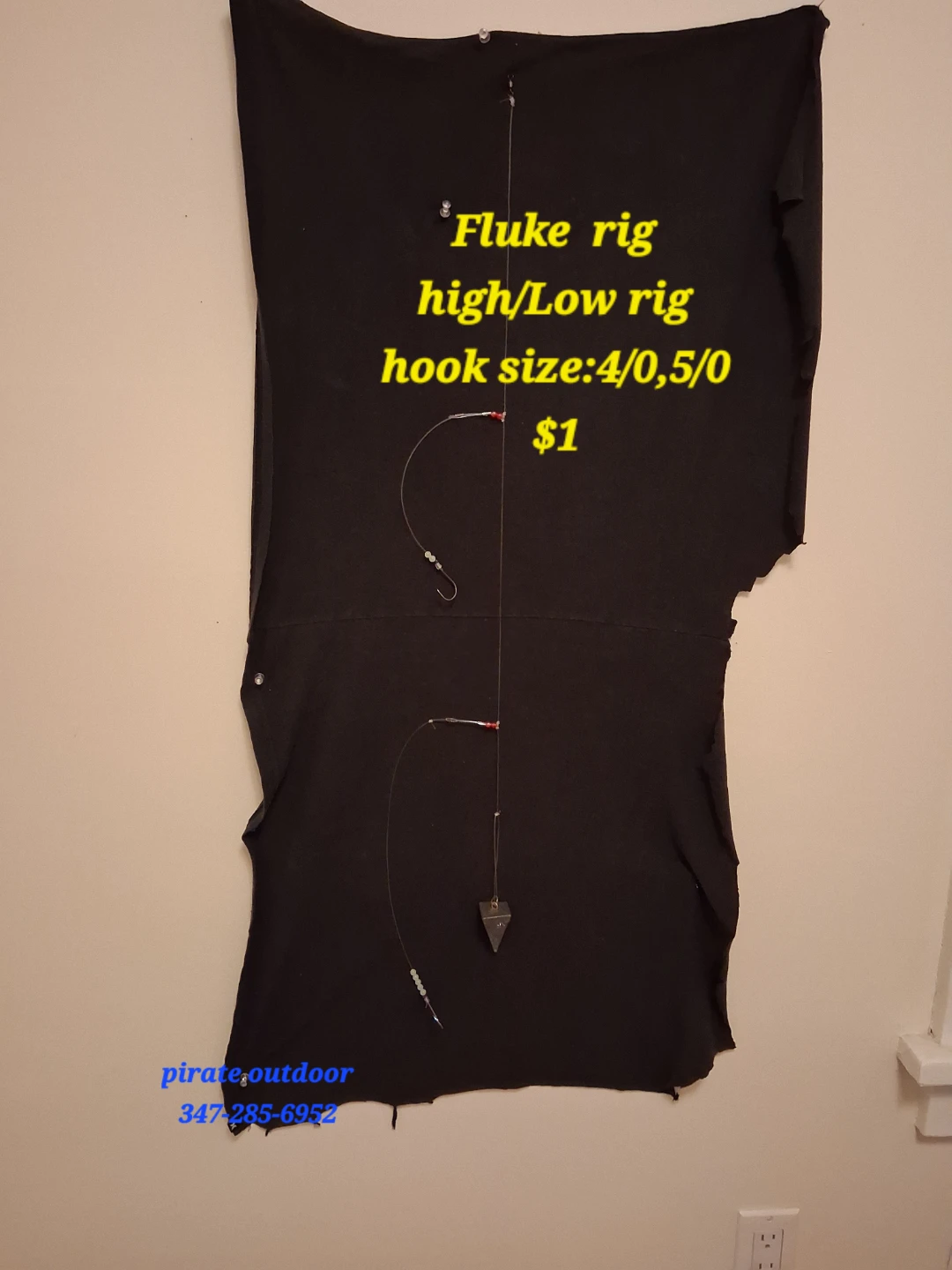 Fluke fishing rig
