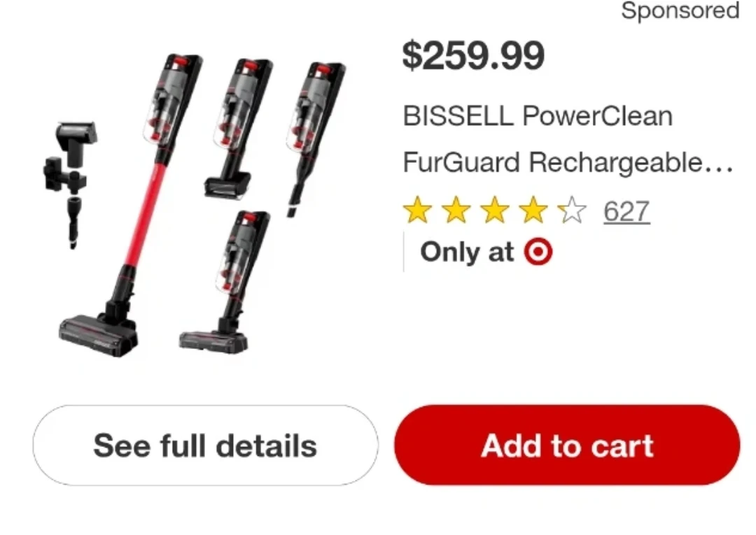 Bissell PowerClean Cordless Stick Vacuum - photo 2