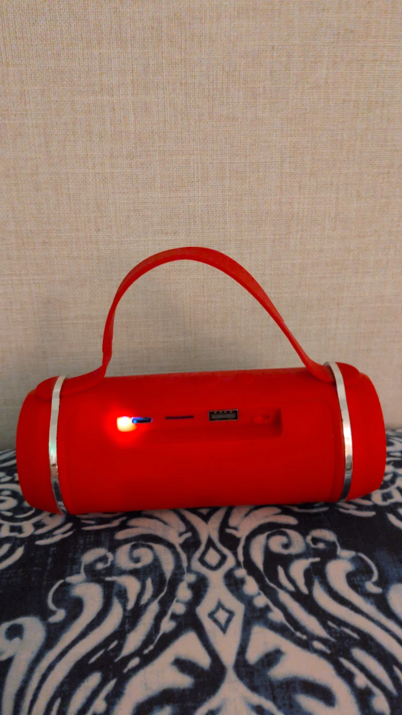 Red Portable Bluetooth Speaker