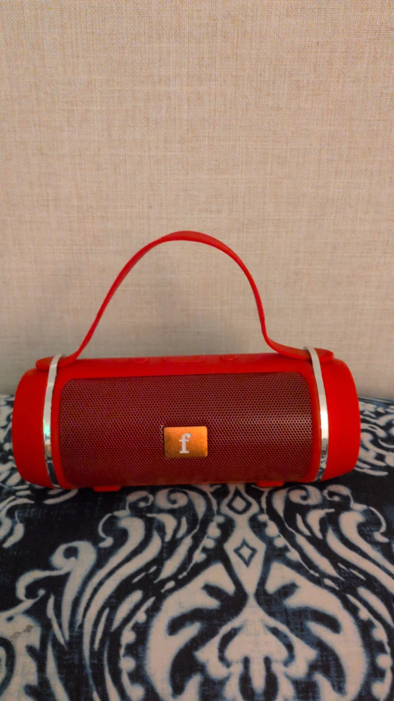Red Portable Bluetooth Speaker - photo 2