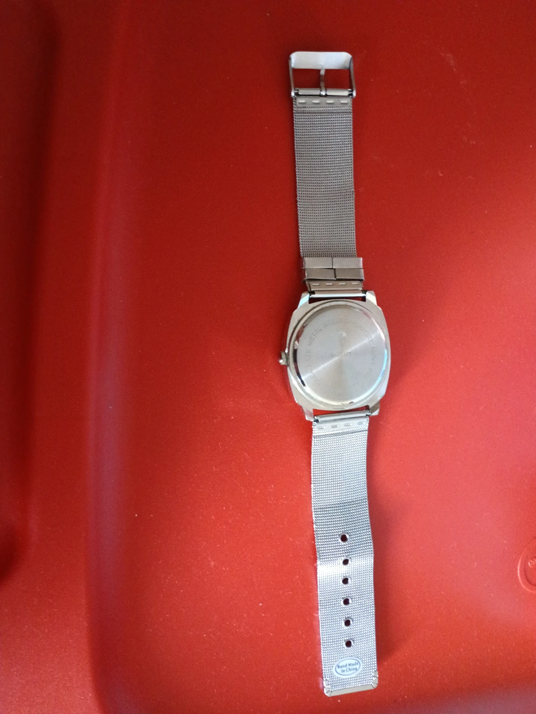 Silver Mesh Band Quartz Watch