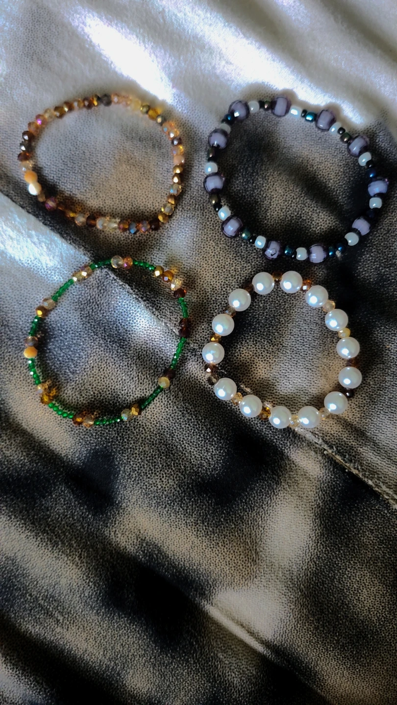 Set of 4 Beaded Bracelets