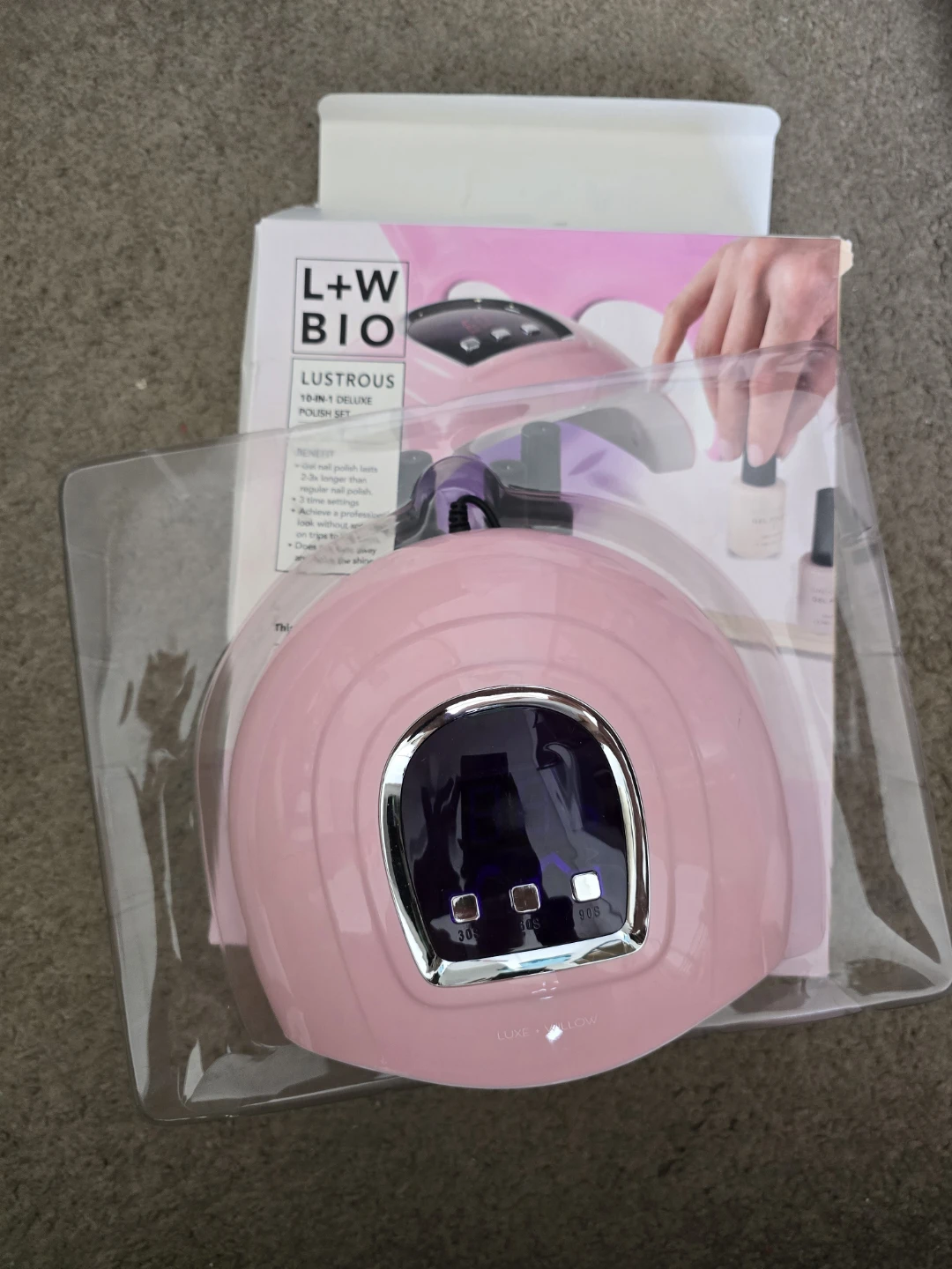 Gel Lamp & Press-On Nail Bundle - photo 2