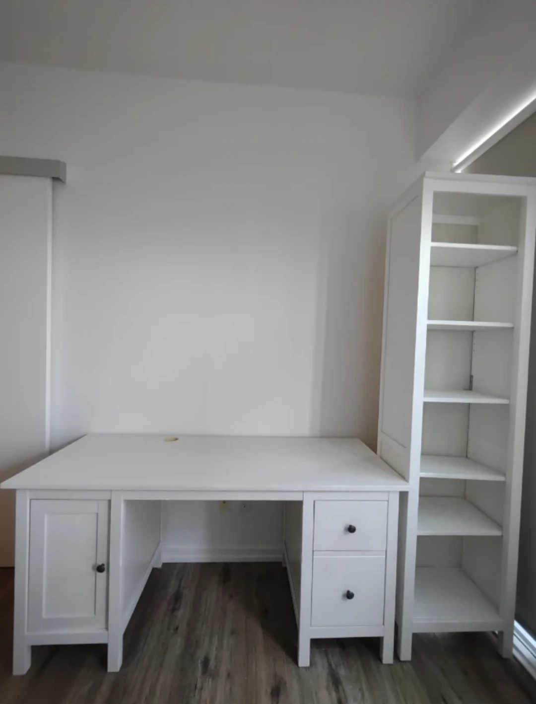 IKEA HEMNES Desk & book case & chair