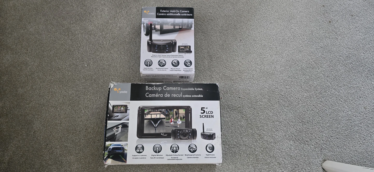 BRAND NEW DASH CAMERA & BACKUP CAMERA