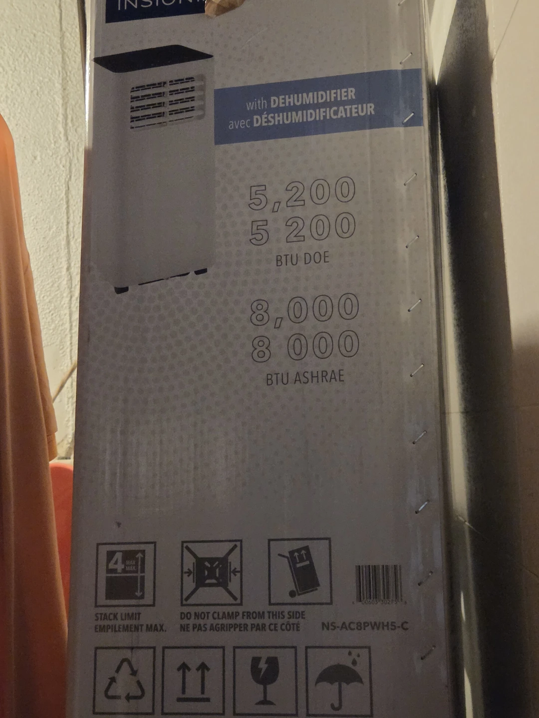 Insignia Portable Air Conditioner with Dehumidifier