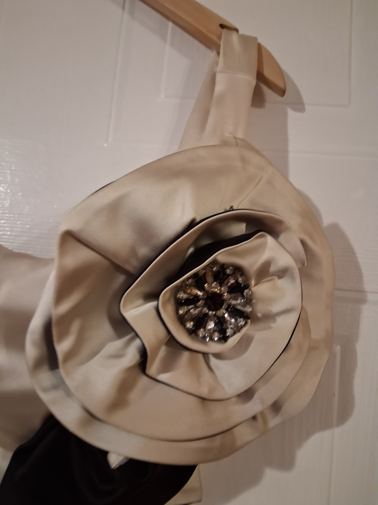 Women's One-Shoulder Cocktail Dress with Flower Accent - photo 2