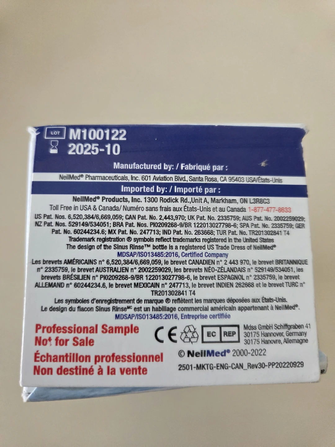 NeilMed Sinus Rinse. NEW. Nasal Irrigation bottle - photo 3