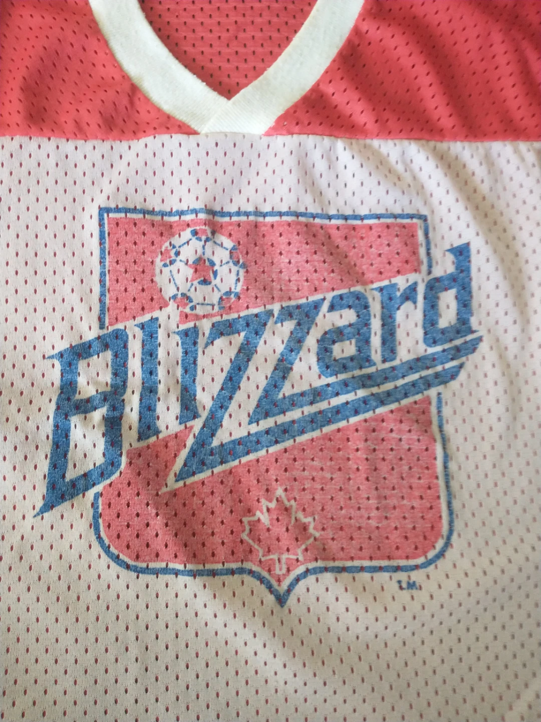 1970s-80s Torrez Toronto Blizzard Mesh Soccer Jersey Size S - photo 2