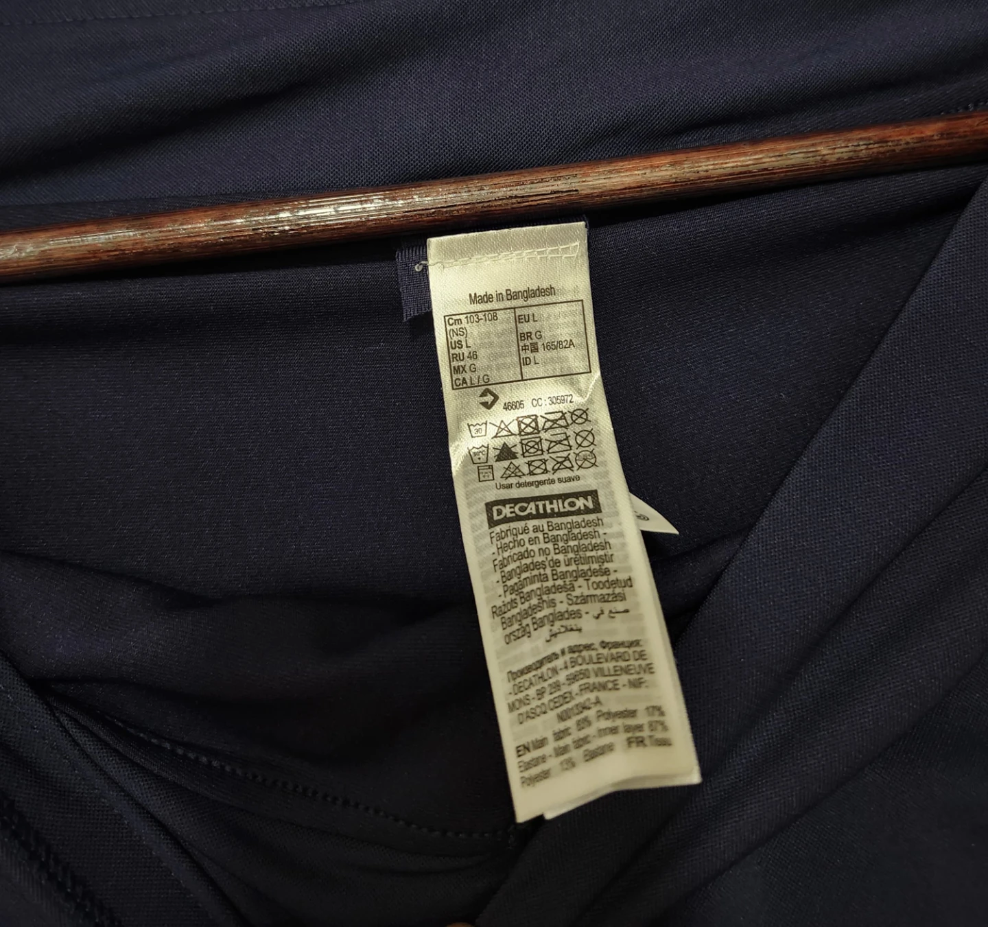 Decathlon Navy Blue Tennis Skirt with Shorts - photo 2