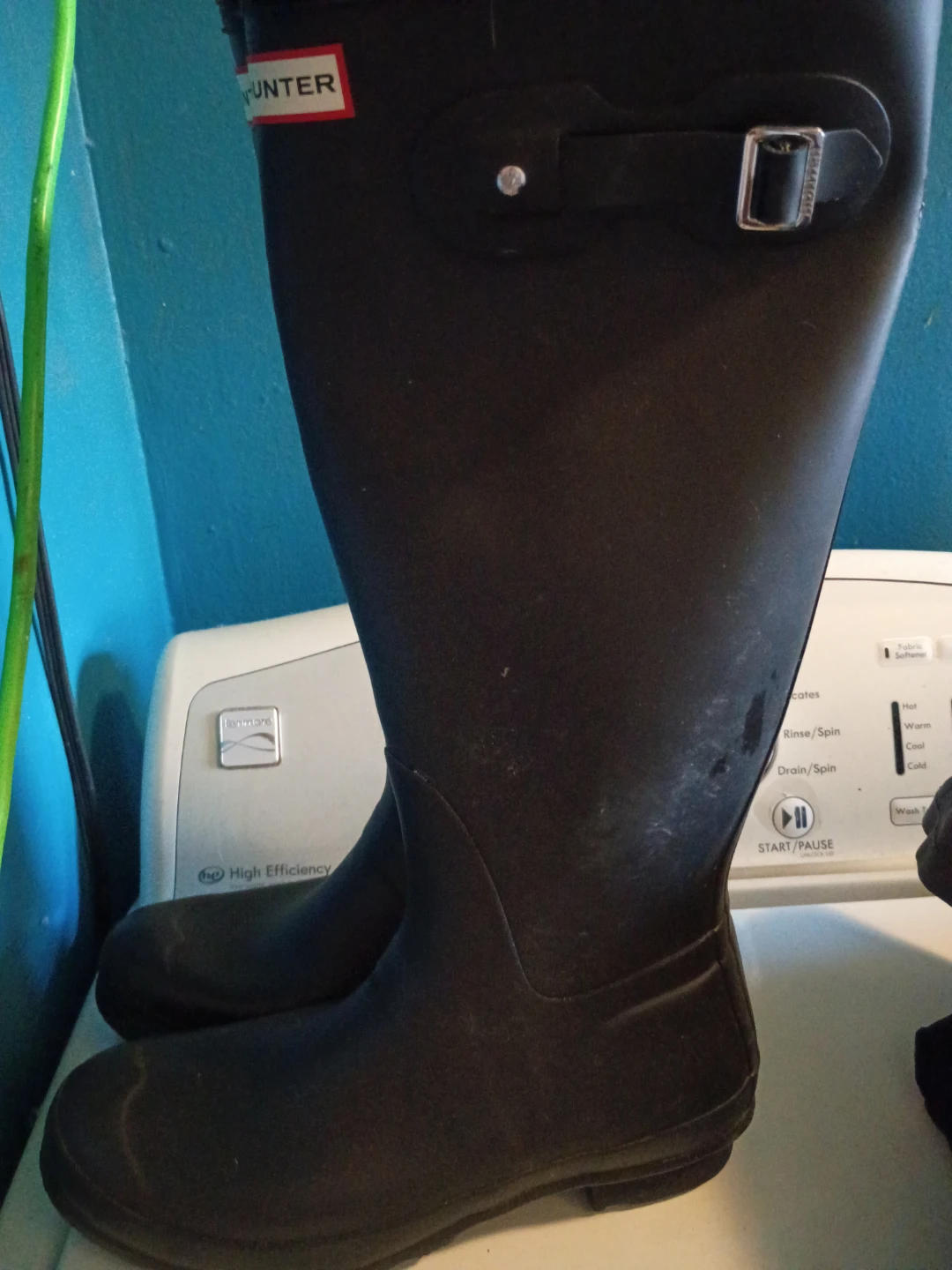 Hunter Black Rubber Tall Boots - photo 2