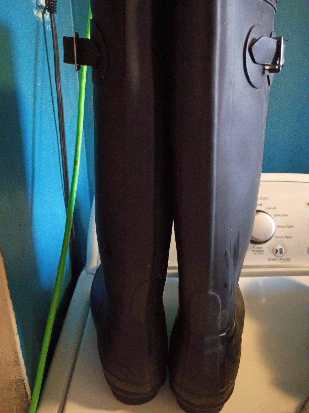 Hunter Black Rubber Tall Boots - photo 3