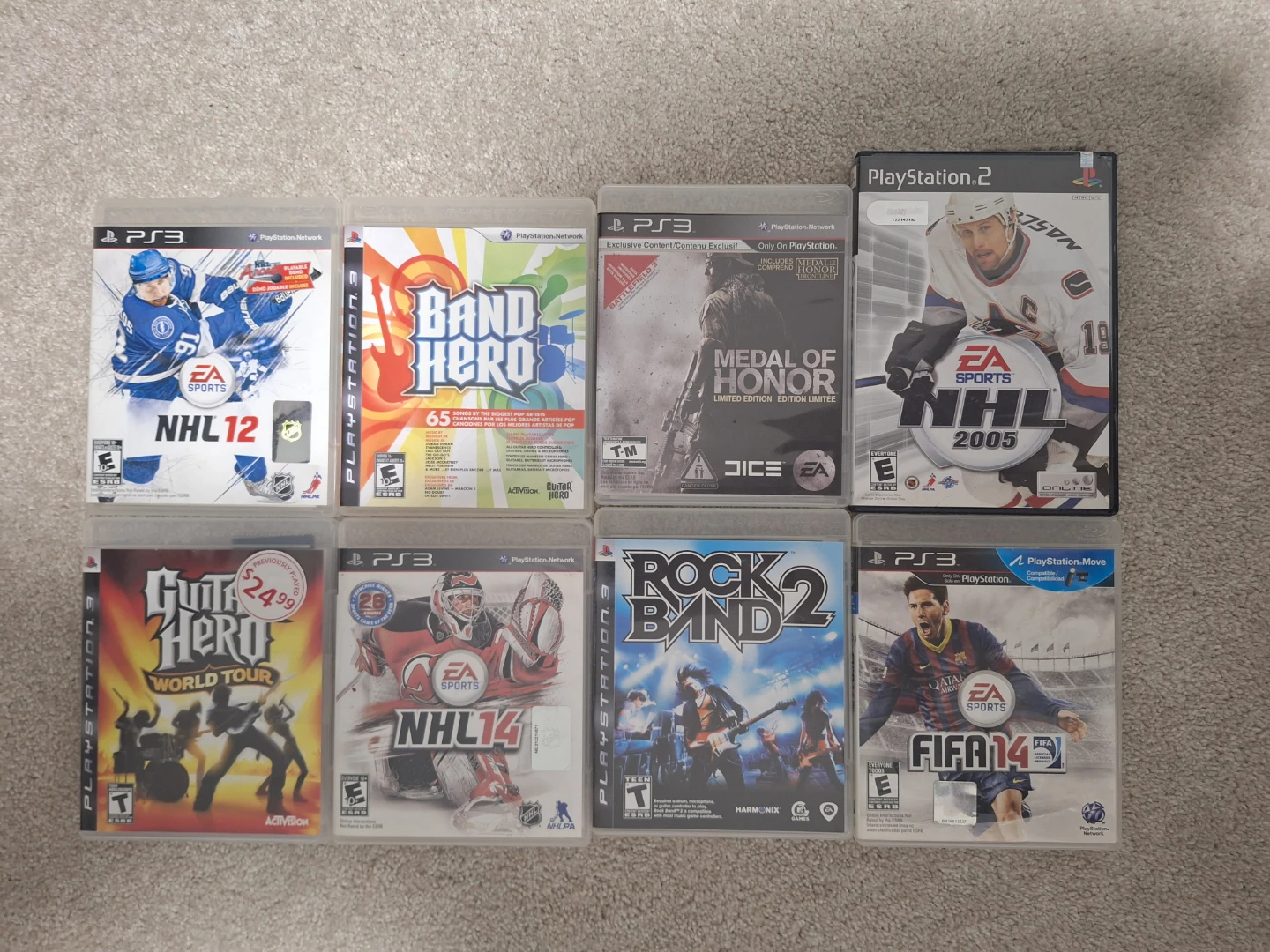 PlayStation 3 & 2 Video Game Bundle